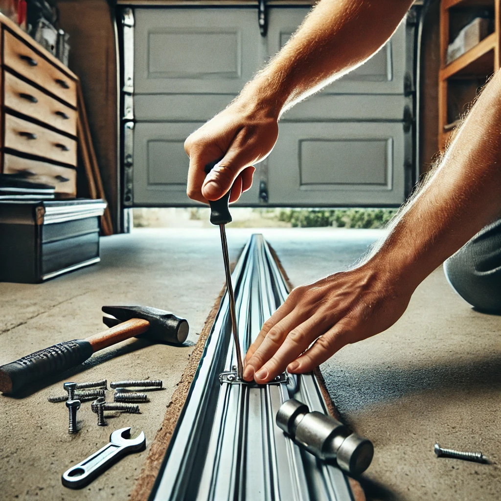 how to adjust garage door