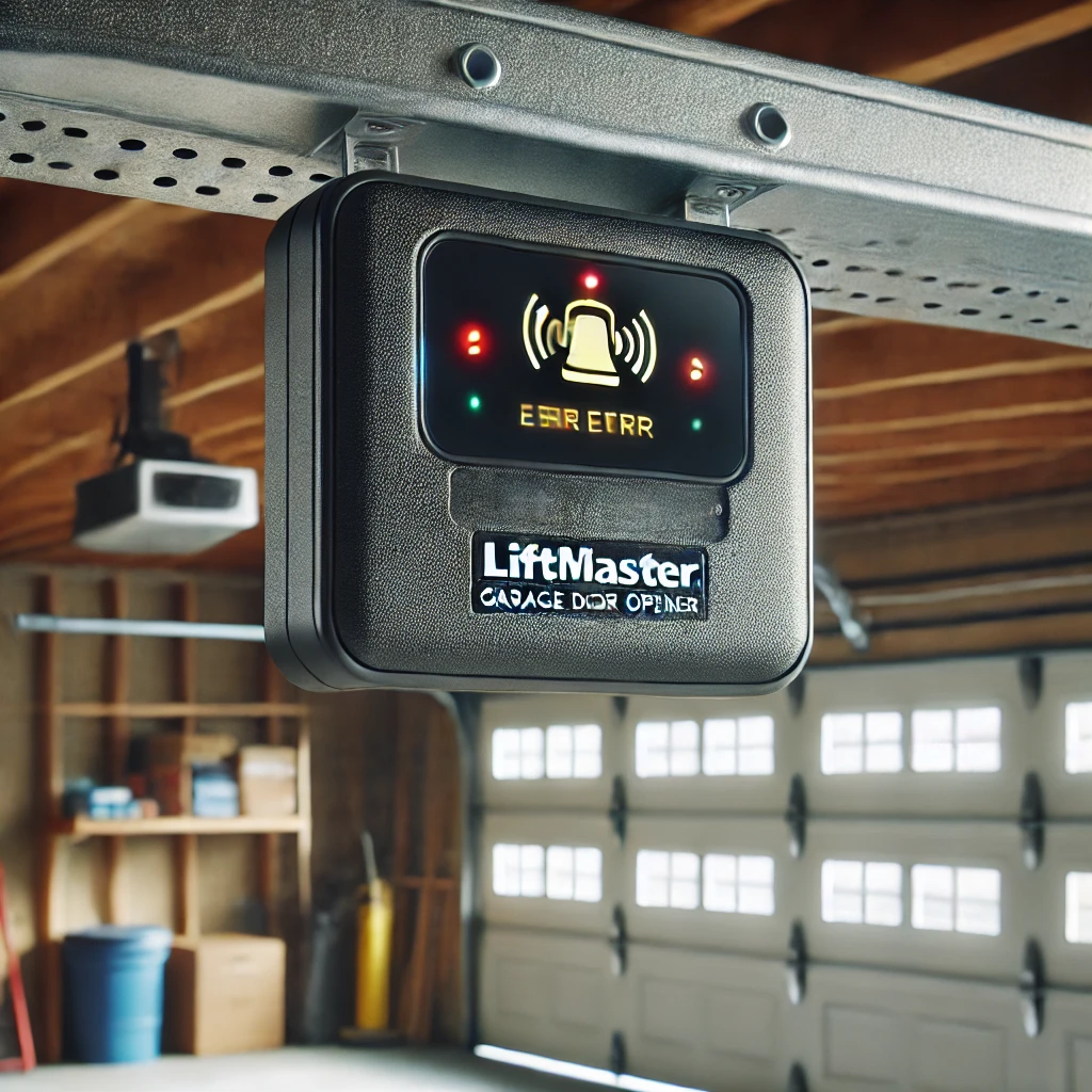 liftmaster garage door beeping